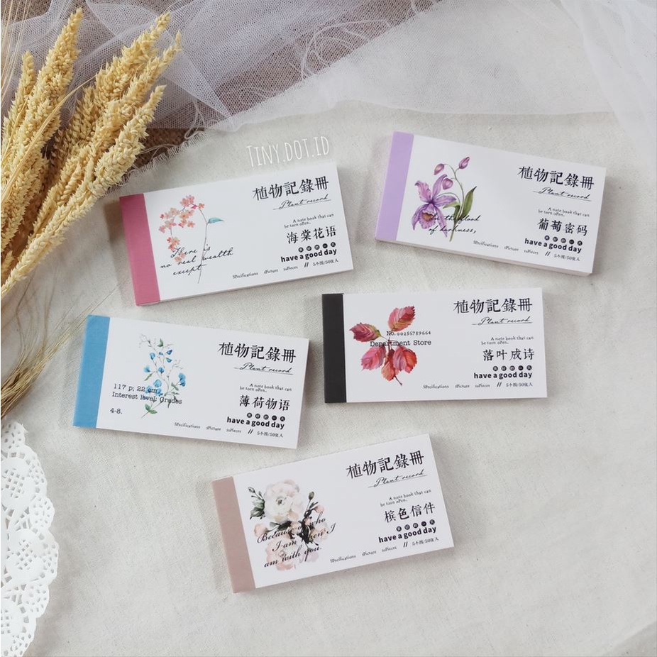 

Deco Paper - Botanical Notes (10 pcs)