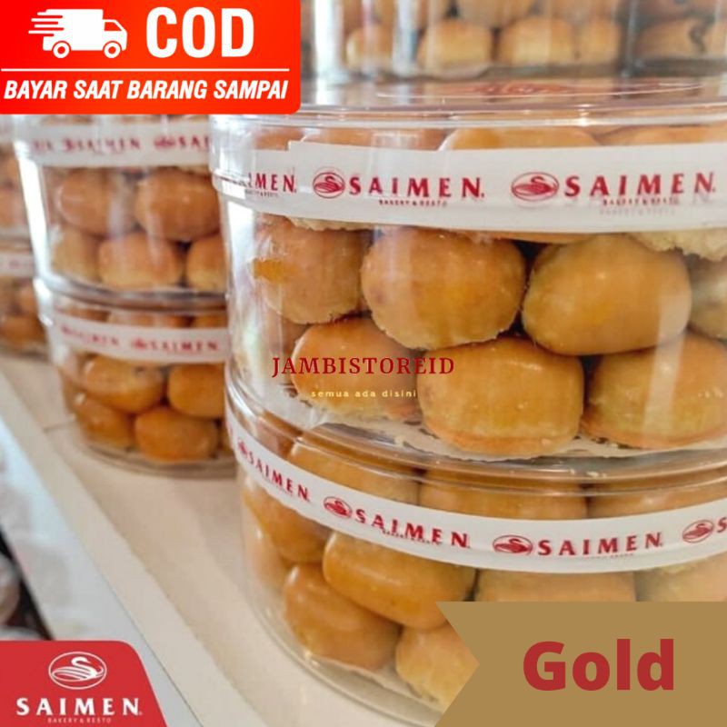 

(JAMBISTOREID) Kue Nastar Gold Saimen Kado Hadiah Parcel Snack Makanan Oleh-Oleh Premium Exclusive Jambi bisa COD