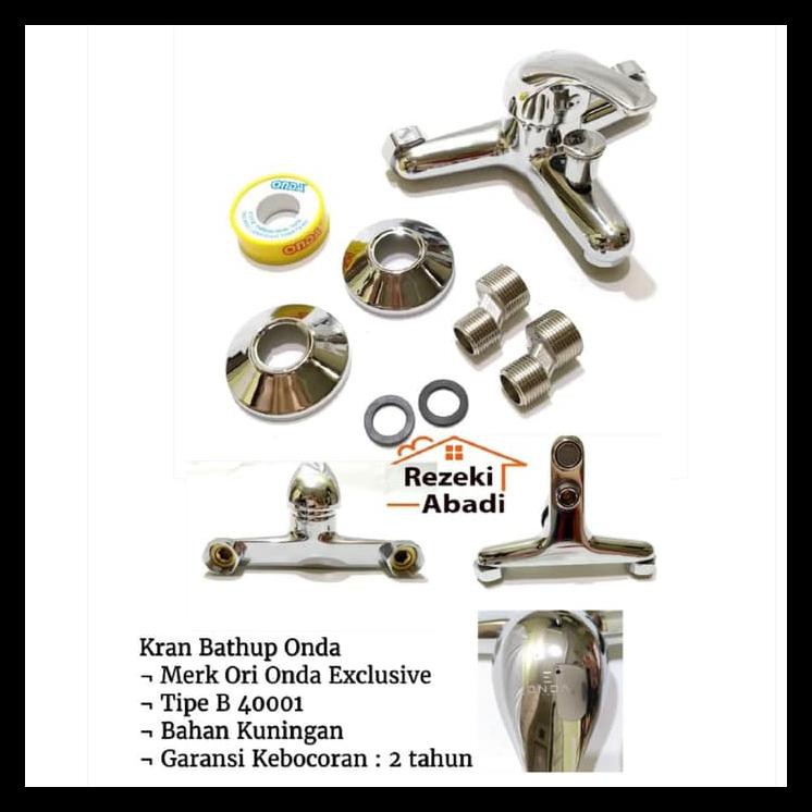 Kran Bathup / Kran Mixer / Onda / Kran Panas Dingin