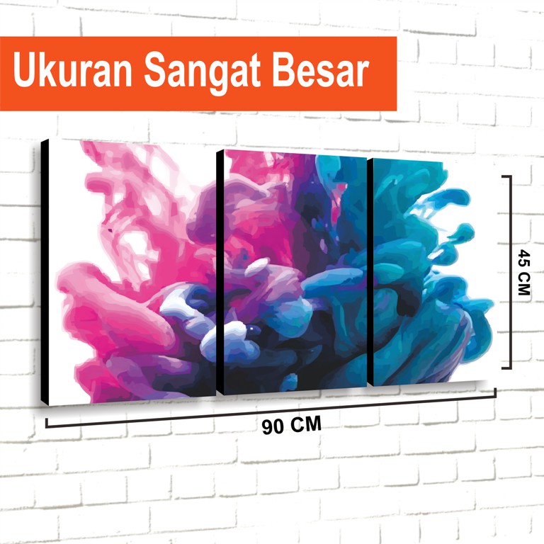  HIASAN  DINDING  KAMAR UKURAN  BESAR BAHAN KAYU  WALL DECOR 