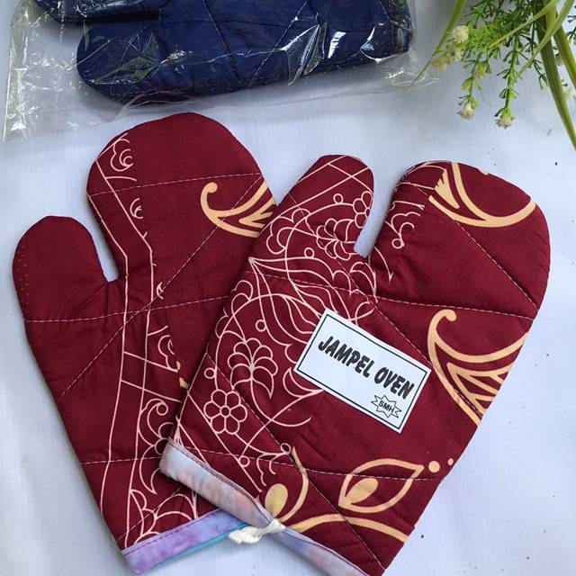 Sarung tangan anti panas sarung tangan oven murah, cempal sarung tangan