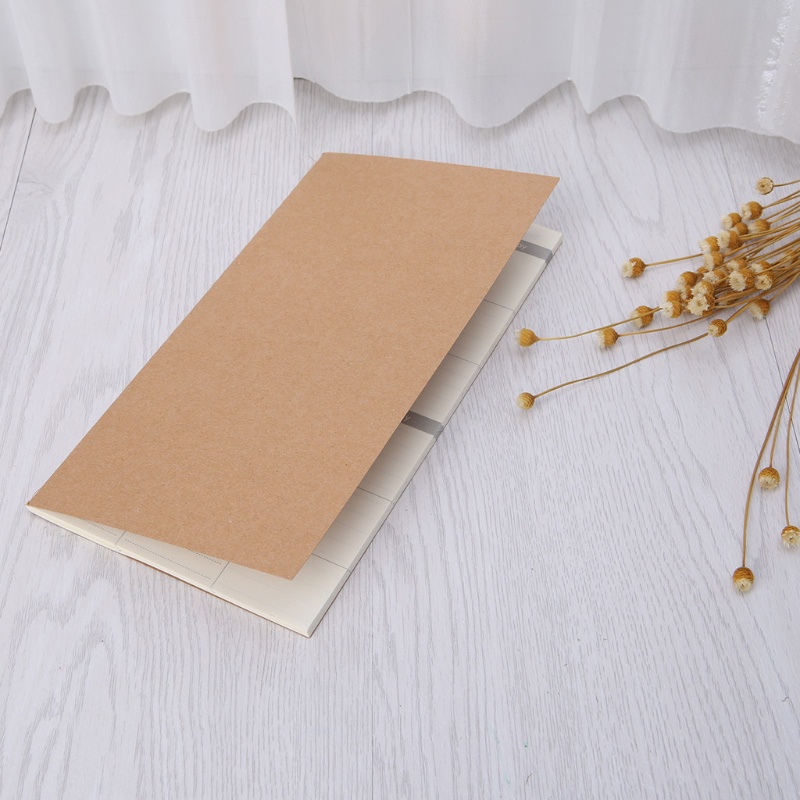 Mary Kraft Cover Weekly Planner Diary Jurnal Memo Notebook Note Pad Kantor Sekolah