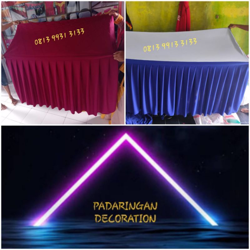 Jual SARUNG MEJA KANTOR#SARUNG MEJA PESTA#120CM | Shopee Indonesia