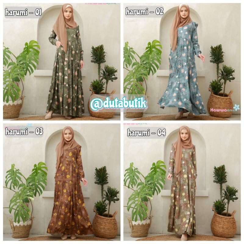 HARUMI DRESS ORIGINAL BY HAWWA AIWA