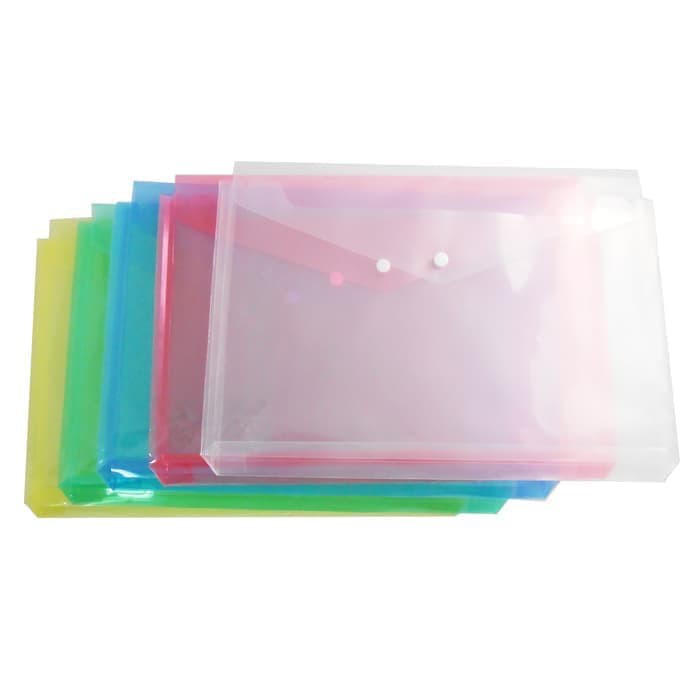 

Map Plastik Kancing Punggung Folio Folder One
