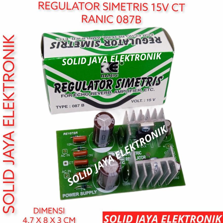 Kit Regulator Simetris 15 Volt Ct Psu Simetris 15V Ct Strum 15 V Ct - Hijau - Kit Ranic