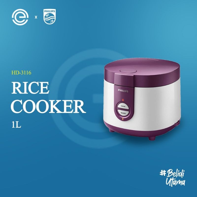 Rice cooker philips 1 liter 3116