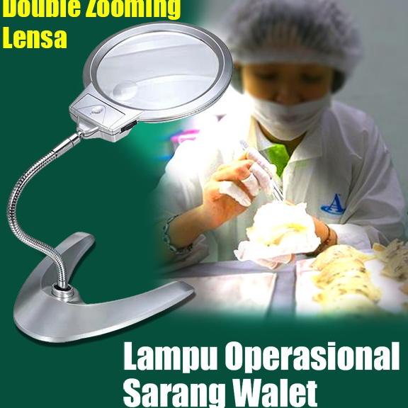 

Lampu meja Kaca Pembesar Sarang Burung Walet