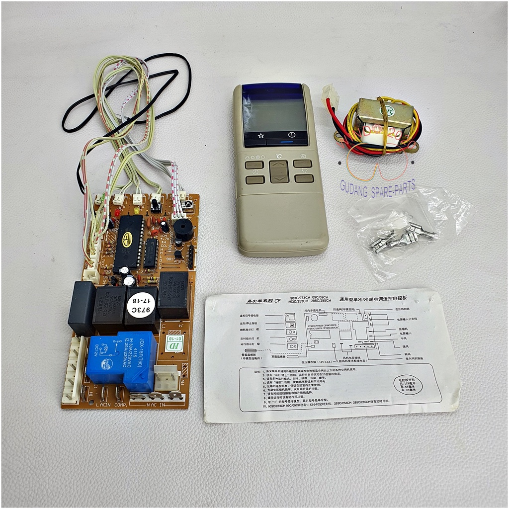 PCB AC MULTI UNIVERSAL NASIONAL | MODUL AC SPLIT 0.5PK S/D 2.5PK MULTI FUNGSI VOLT AC 220V