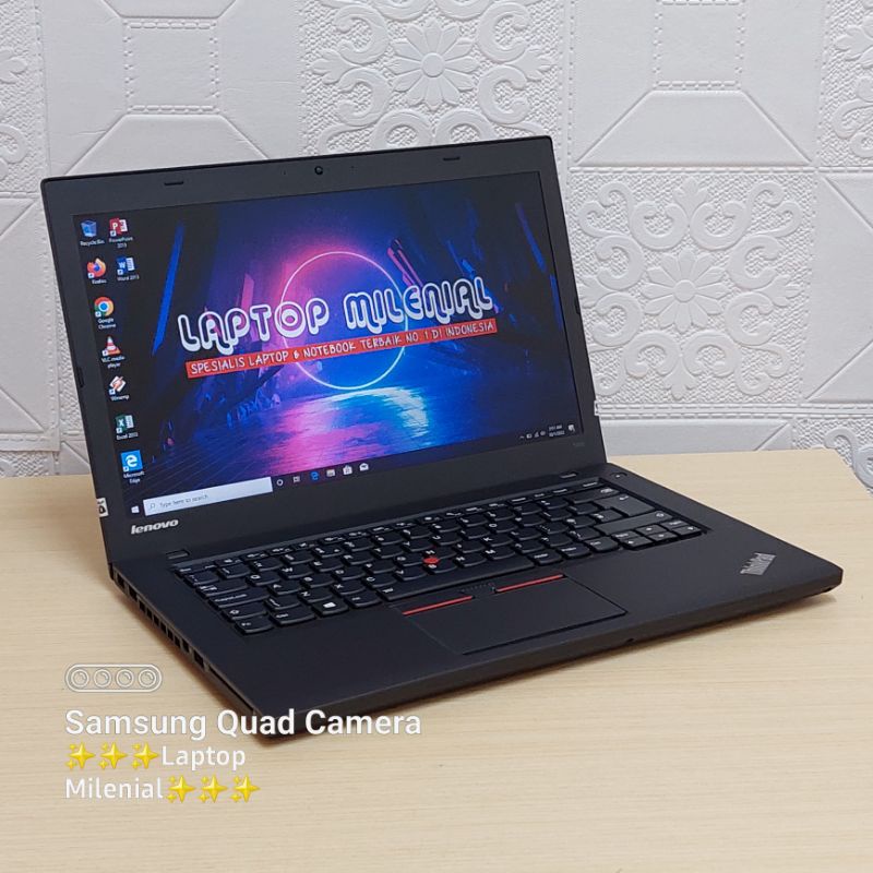 Laptop Lenovo Thinkpad T450 Intel Core i5-5300U Ram 8GB SSD 256GB 14&quot; Win 10 Original Bergaransi