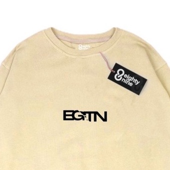 Sweater Eightynine Motif Cream I The Basic Pria-wanita Terbaru High Quality