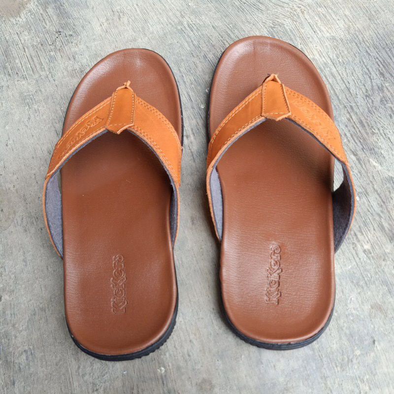 sandal Kickers 05/sandal kulit pria/sandal cowok terbaru/sandal murah/sandal fashion/sandal casual/sandal pria terlaris