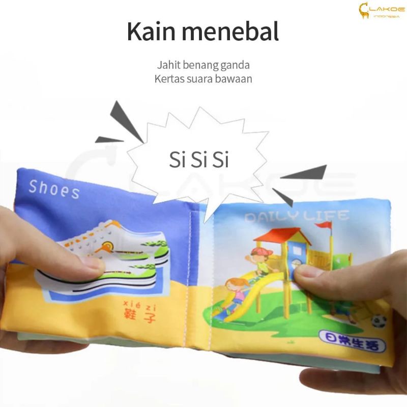 [rumahbayipdg] Teether book softbook gigitan bayi buku bantal bayi