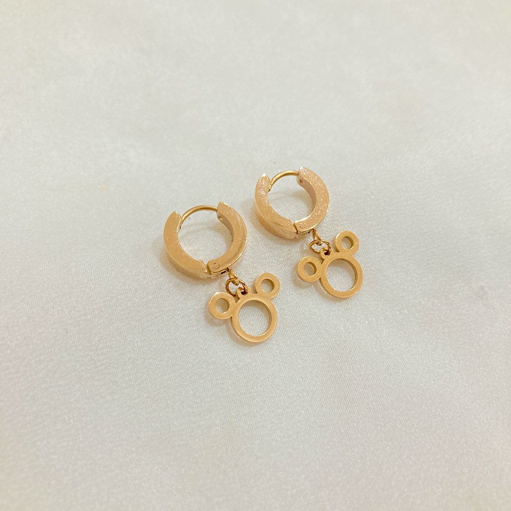 Anting Wanita Bahan Titanium Steel Anti Karat-2