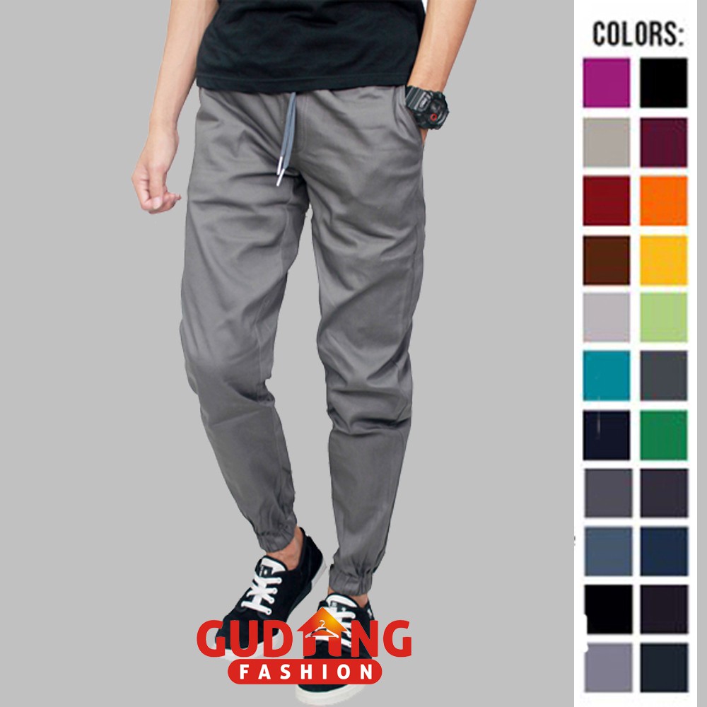 Celana Pria Jogger Panjang Modis Stretch - Banyak Pilihan Warna CLN (COMB)