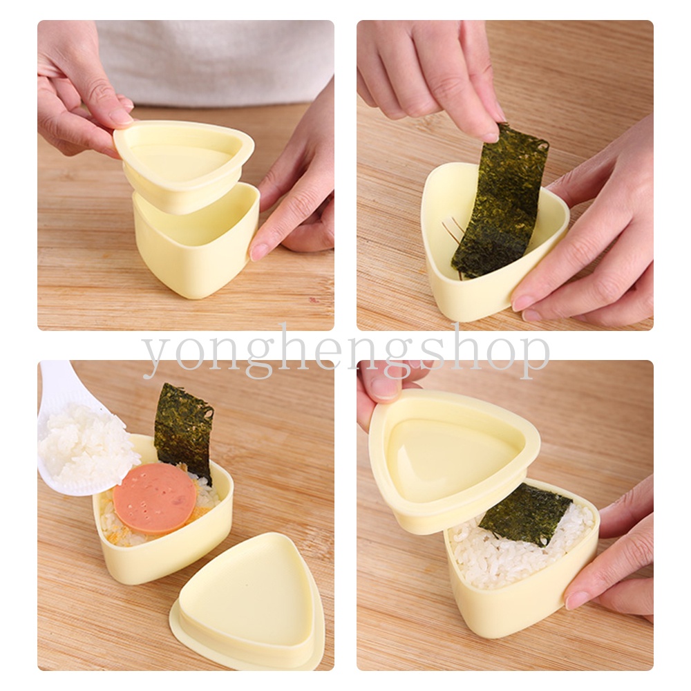 Cetakan Sushi / Onigiri / Bento Bentuk Kartun Peppa Pig DIY