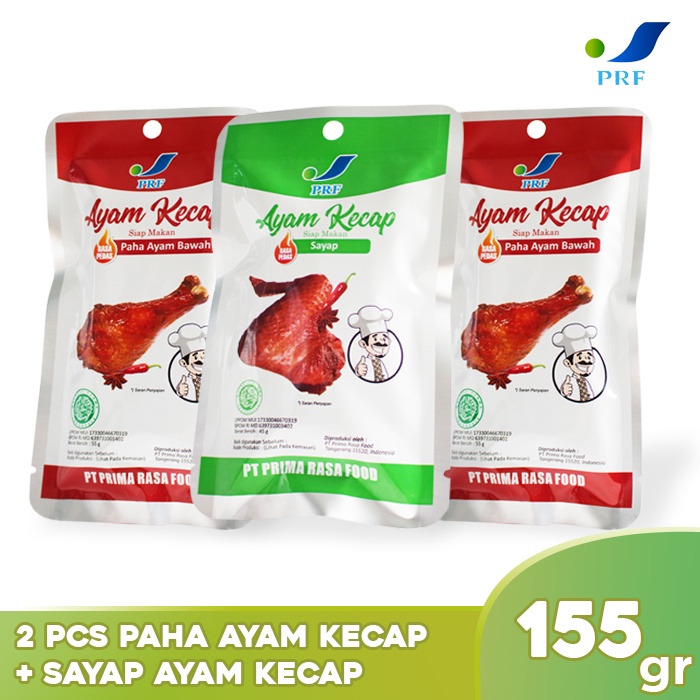 

2 pcs Paha Bawah Ayam Kecap + Sayap Ayam Kecap Siap Makan - Makanan Instan - Makanan Siap Saji - PRF