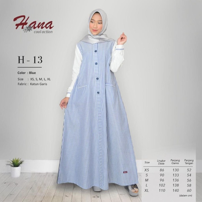 SEMARAK PROMO  Gamis HANA 13 Dijamin Ori By ENDOMODA