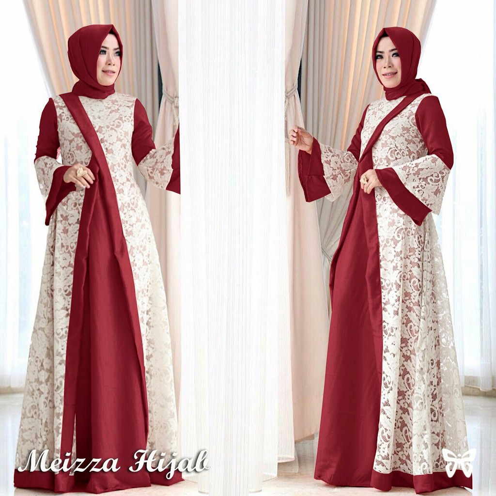 Kebaya Muslim Kebaya Gamis Longdress Muslimah Gaun Muslim Akad