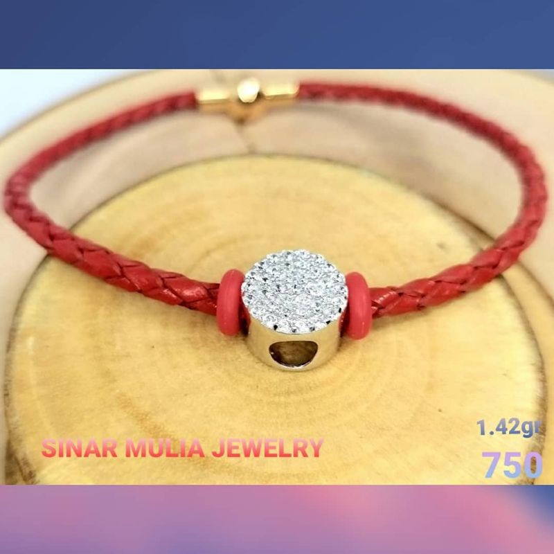GELANG CUSTOM EMAS ASLI MODEO BULAT