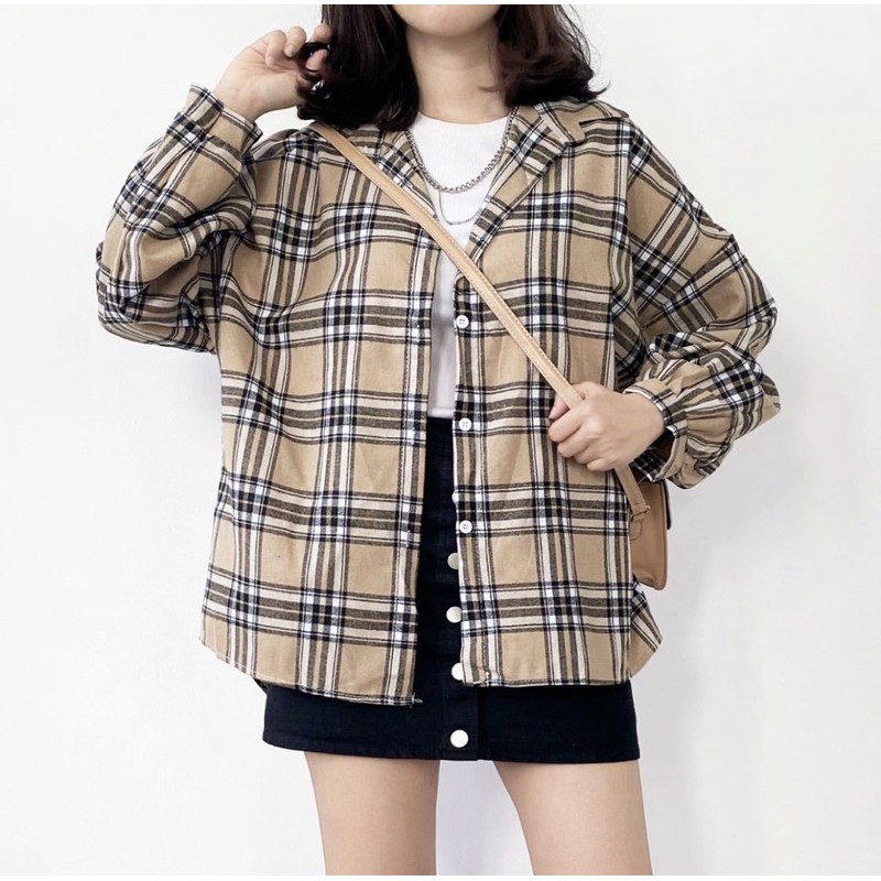 GRITTE OVERSIZE FLANEL SHIRT