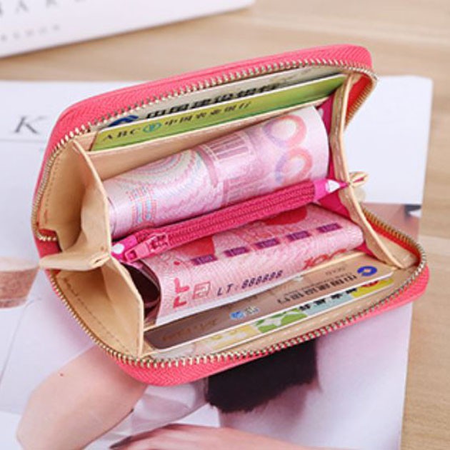 dompet kecil pita dengan resleting bow small wallet with zipper (4C2) bdo127