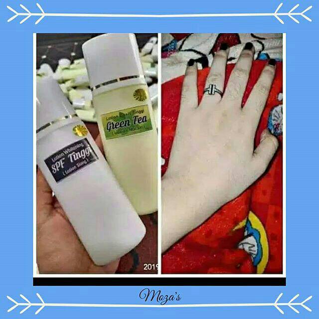 Hand body lotion dosting whitening greentea spf tinggi