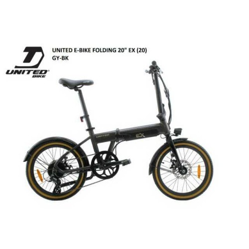 Electric Bike Sepeda Lipat Folding United EX 20Inch