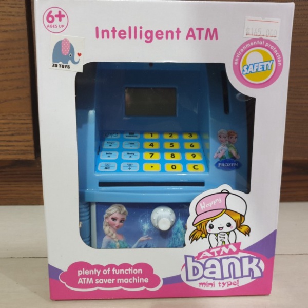 

ATM mini mainan ATM celengan Mainan anak edukatif BONUS baterai 3 pccs Murah