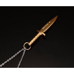 Promo kalung dan liontin pria stainless kalung cowok kalung dan liontin pria warna gold Murah