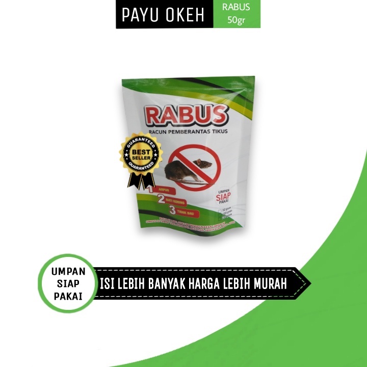 Jual Jebakan Tikus Perangkap Tikus Rabus 50 Gram Obat Bukan Lem Alat