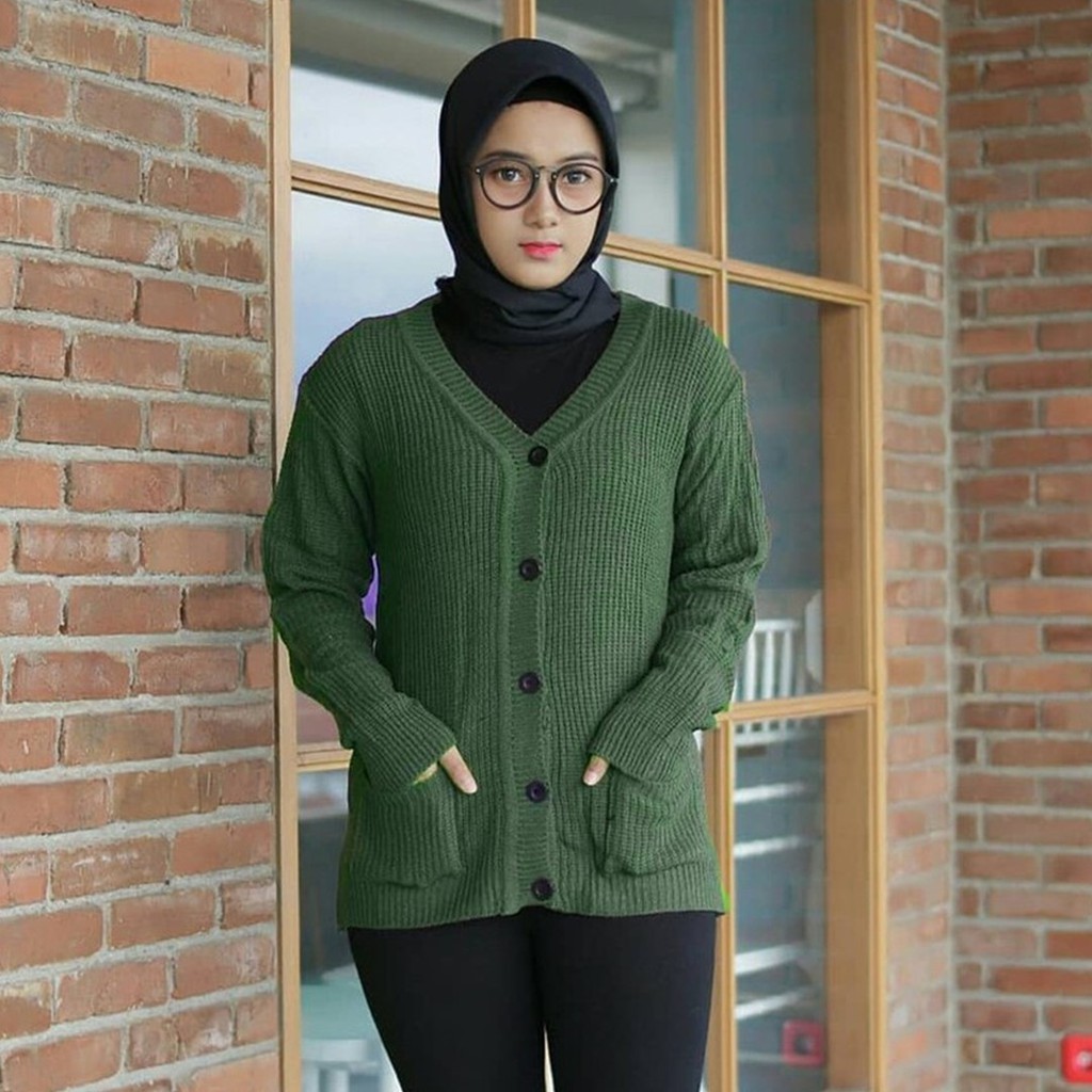 Cardigan Rajut Wanita Kancing Outer Rajut Kardigan Rajut Wanita Marisa Outer Wanita Premium