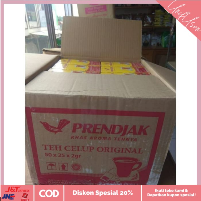 

⭐COD⭐ TEH PRENJAK DUS isi 50pcs