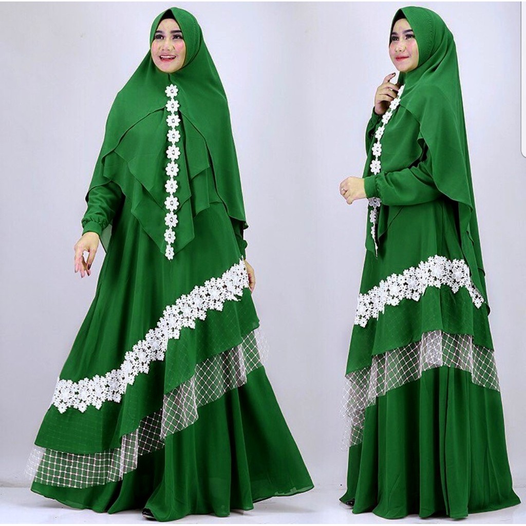 BISA COD | GAVAPUTRI SYARI SET HIJAB | BAJU GAMIS WANITA MURAH TERLARIS | FASHION MUSLIM TERBARU-2
