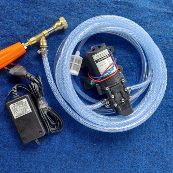[_073] ALAT CUCI MOTOR MOBIL LISTRIK STEAM POWER SPRAYER PENCUCI MONTOR MINI PORTABLE SET LENGKAP GA
