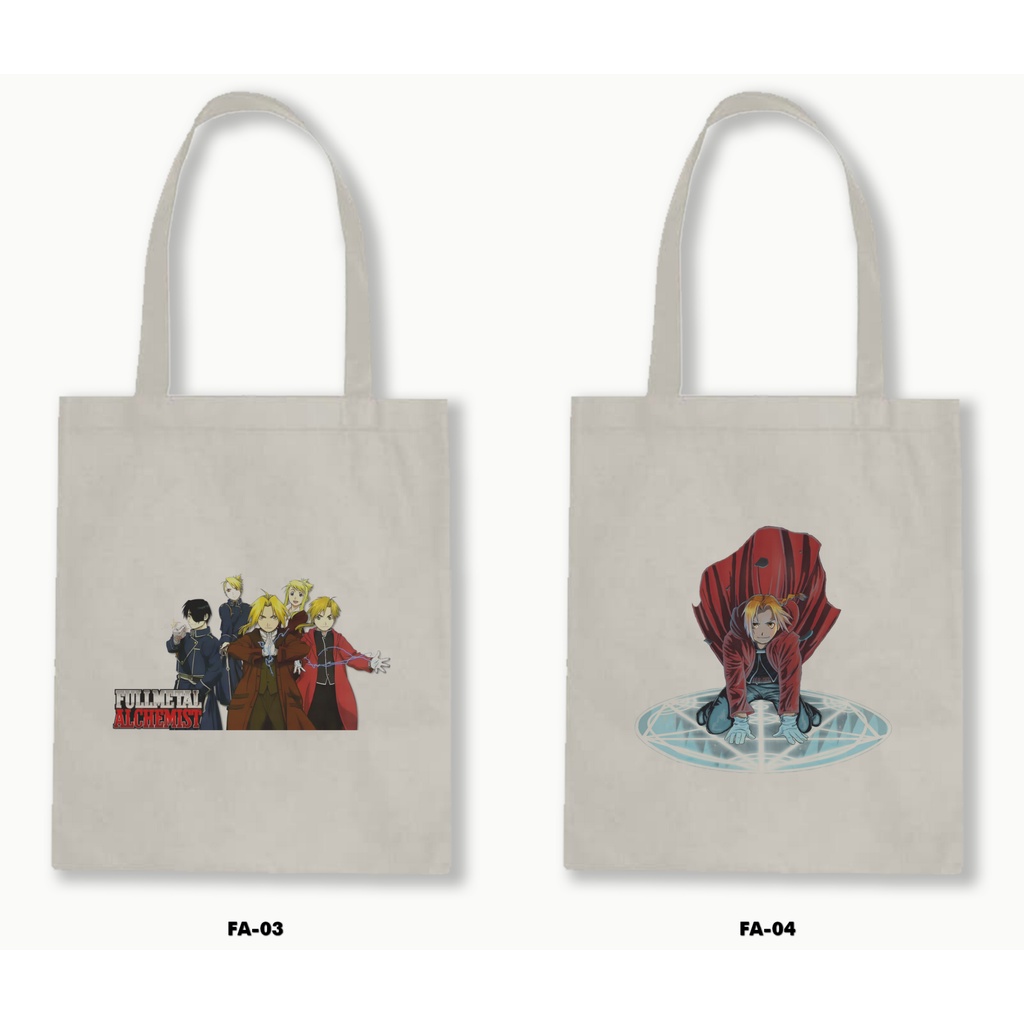 TOTE BAG BLACU - FULLMETAL ALCHEMIST