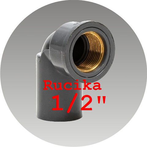 faucet knee / knee drat dalam 1/2&quot; kuningan rucika