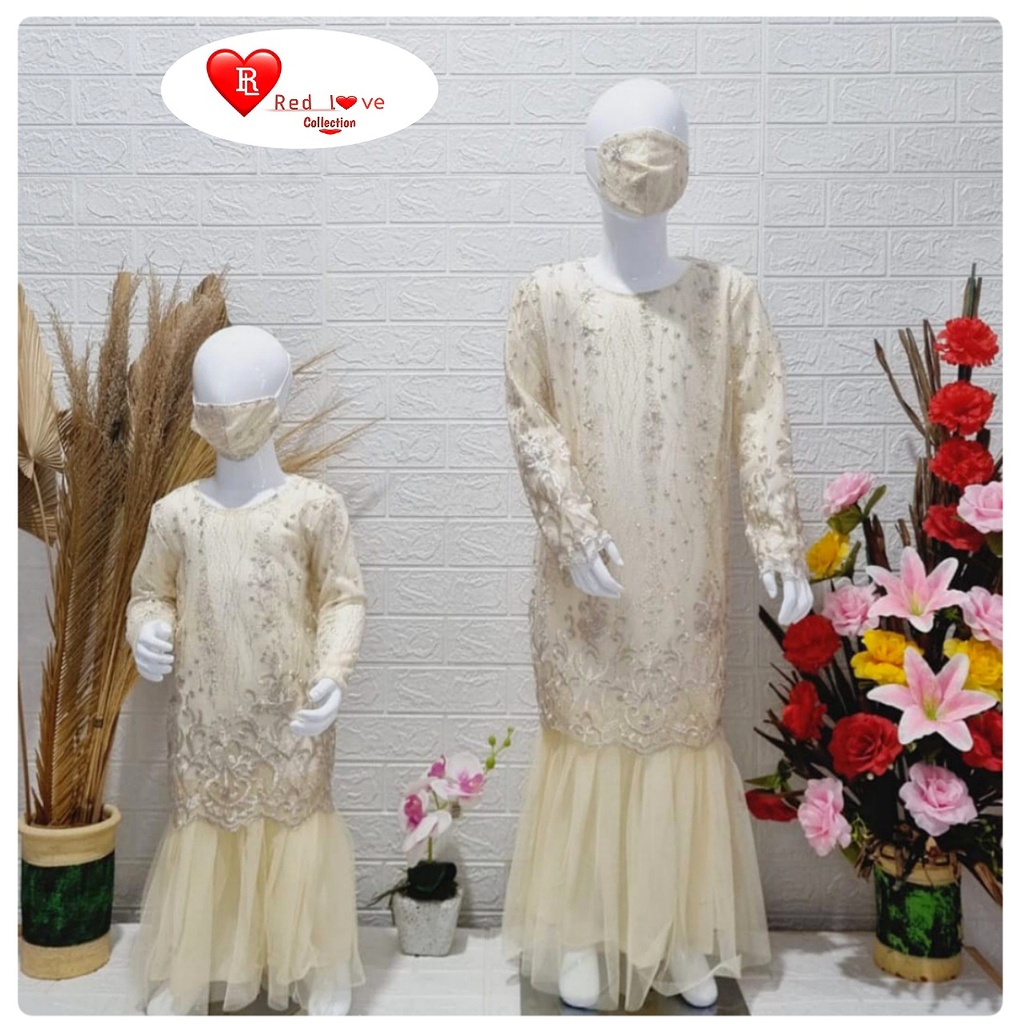 RED LOVE 136 (TERMURAH) GAMIS DUYUNG TUTU ANAK ANAK / GAMIS KEBAYA ANAK ANAK / GAMIS PESTA ANAK ANAK / GAMIS TILE MUTIARA ANAK ANAK / GAMIS MUTIARA FASHION MODEL TERBARU / KEBAYA ANAK ANAK