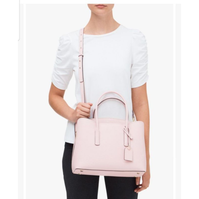 kate spade large margaux bag tutu pink/katespade bag ori/authentic