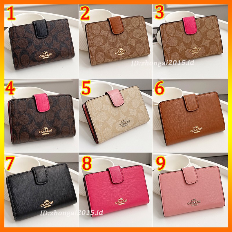 Dompet Coach wanita  / F53562 F53436 Dompet menengah wanita / dompet original