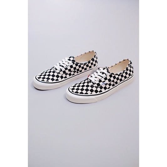 vans authentic 44 dx anaheim factory black checkerboard