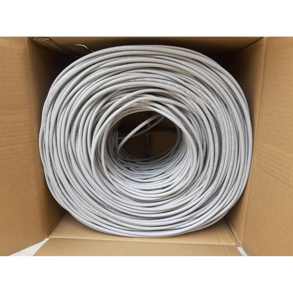 Kabel Lan UTP Cat 5e CCA Siap Pakai 70 Meter Cable LAN CAT5E UTP FTP CCA 70 Meter SIAP PAKAI