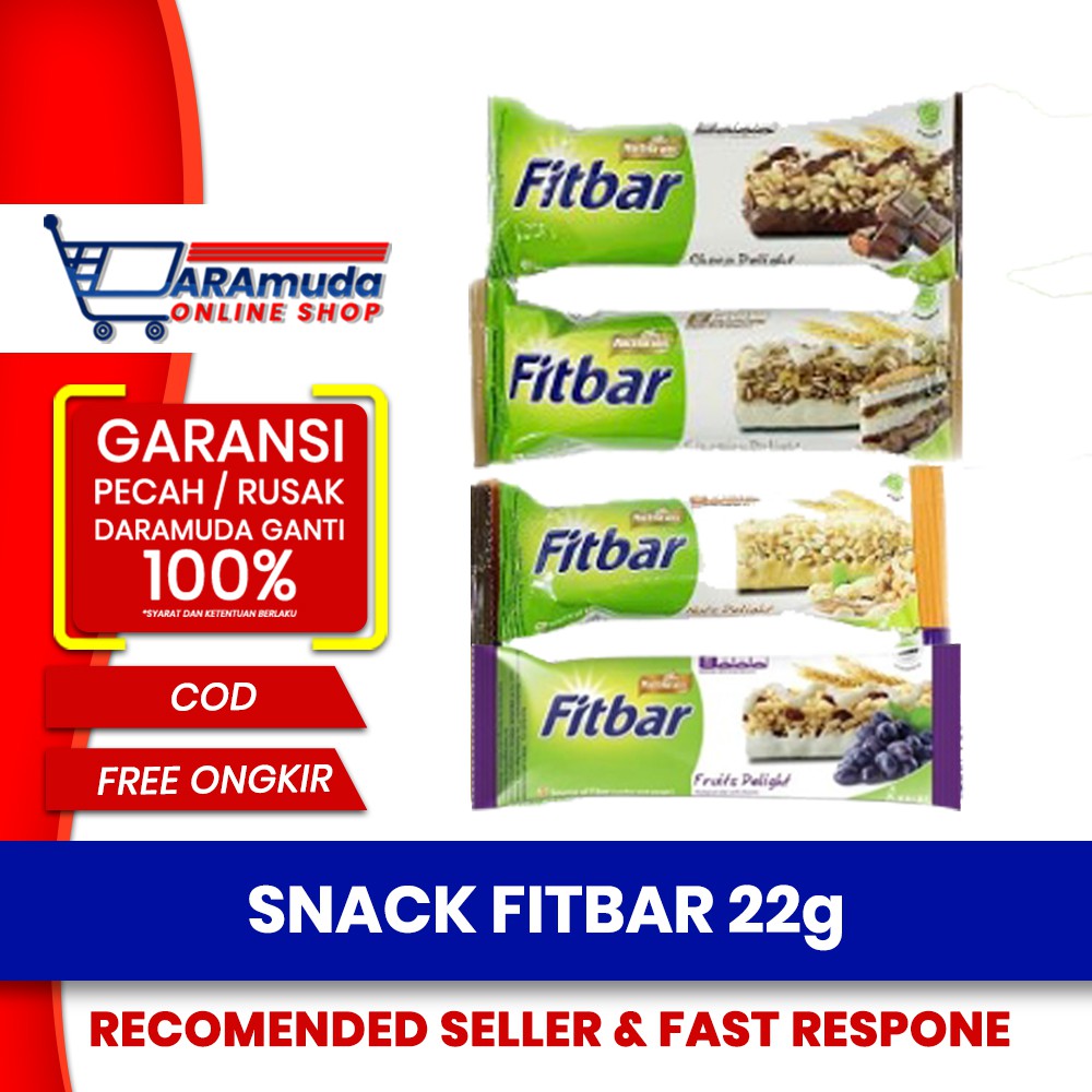 

FITBAR SNACK OAT GANDUM QUINOA CEMILAN JAJANAN SEHAT DIET MULTIGRAIN SEREAL 22g