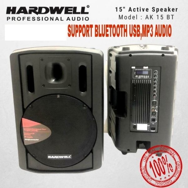 Speaker Aktif Hardwell AK 15 BT AK15BT AK15 BT 15 Inchi Bluetooth