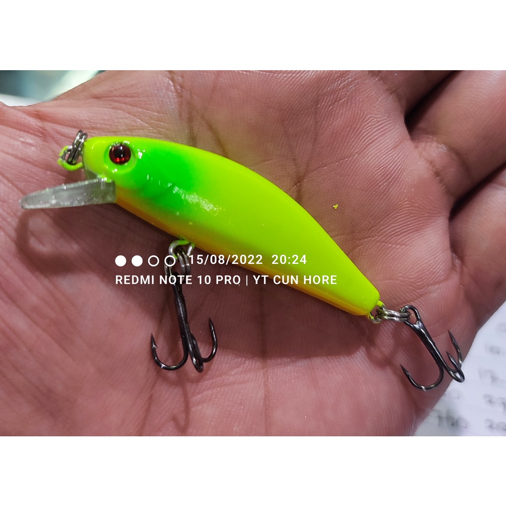 lure casting minnow 6.5 gr umpan terbaik pinggiran laut