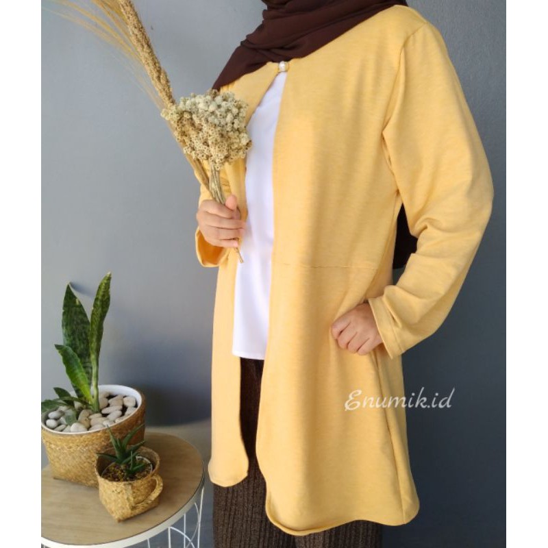 long cardigan/ long outer premium