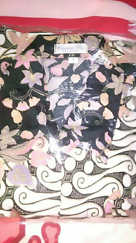Couple Batik Hyva Black / Sarimbit Batik Hayva