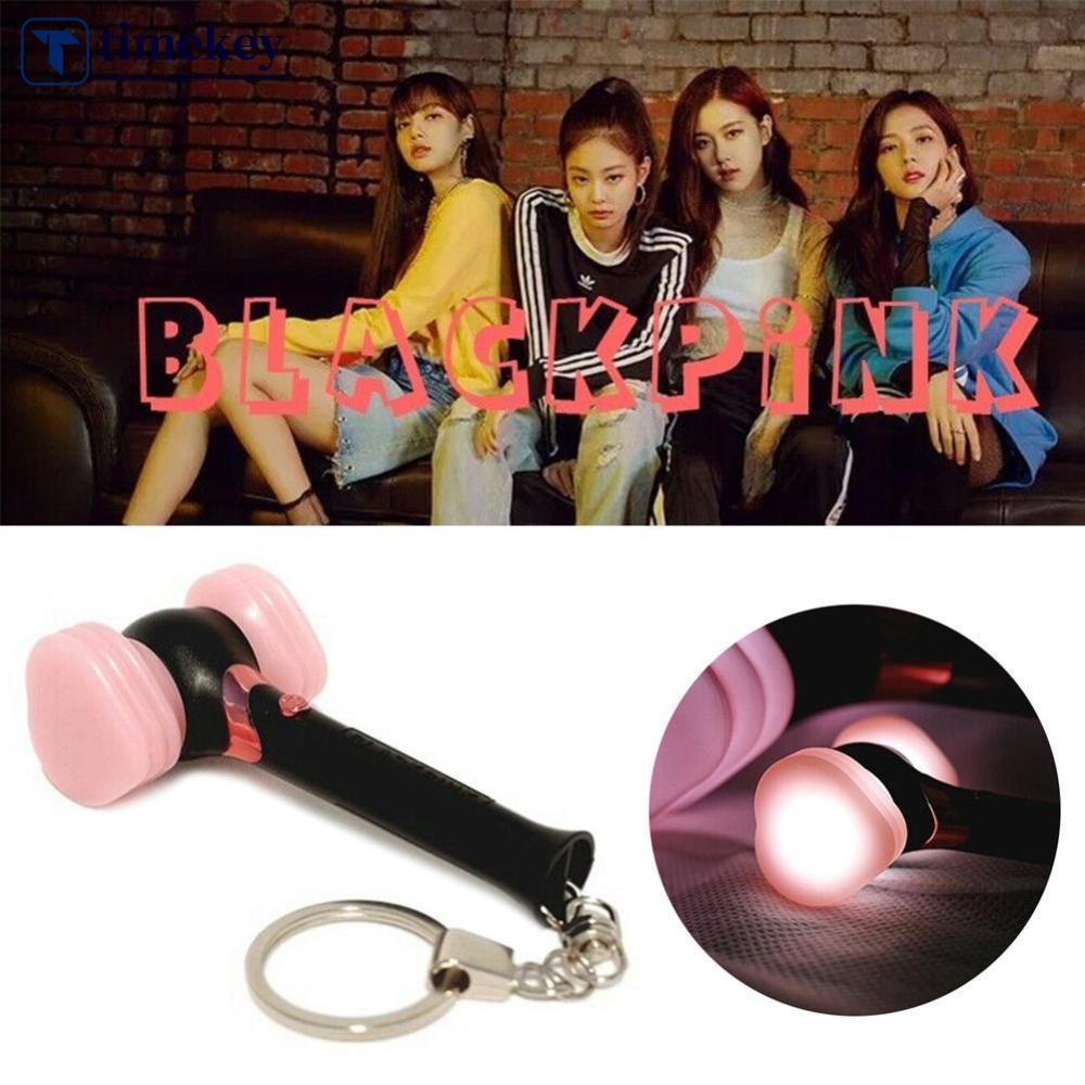 Timekey Lampu Stick KPOP BLACKPINK YG Dengan Gantungan Kunci Untuk Konser Bts A9C6