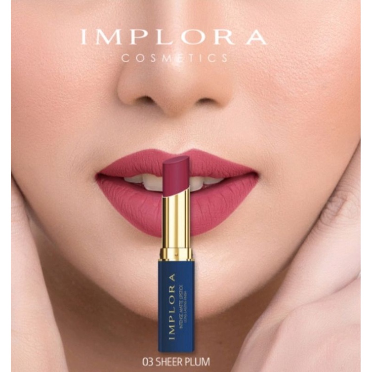 ❤ SHASYA ❤ IMPLORA (✔️BPOM) INTANSE MATTE LIPSTICK BEST SELLER