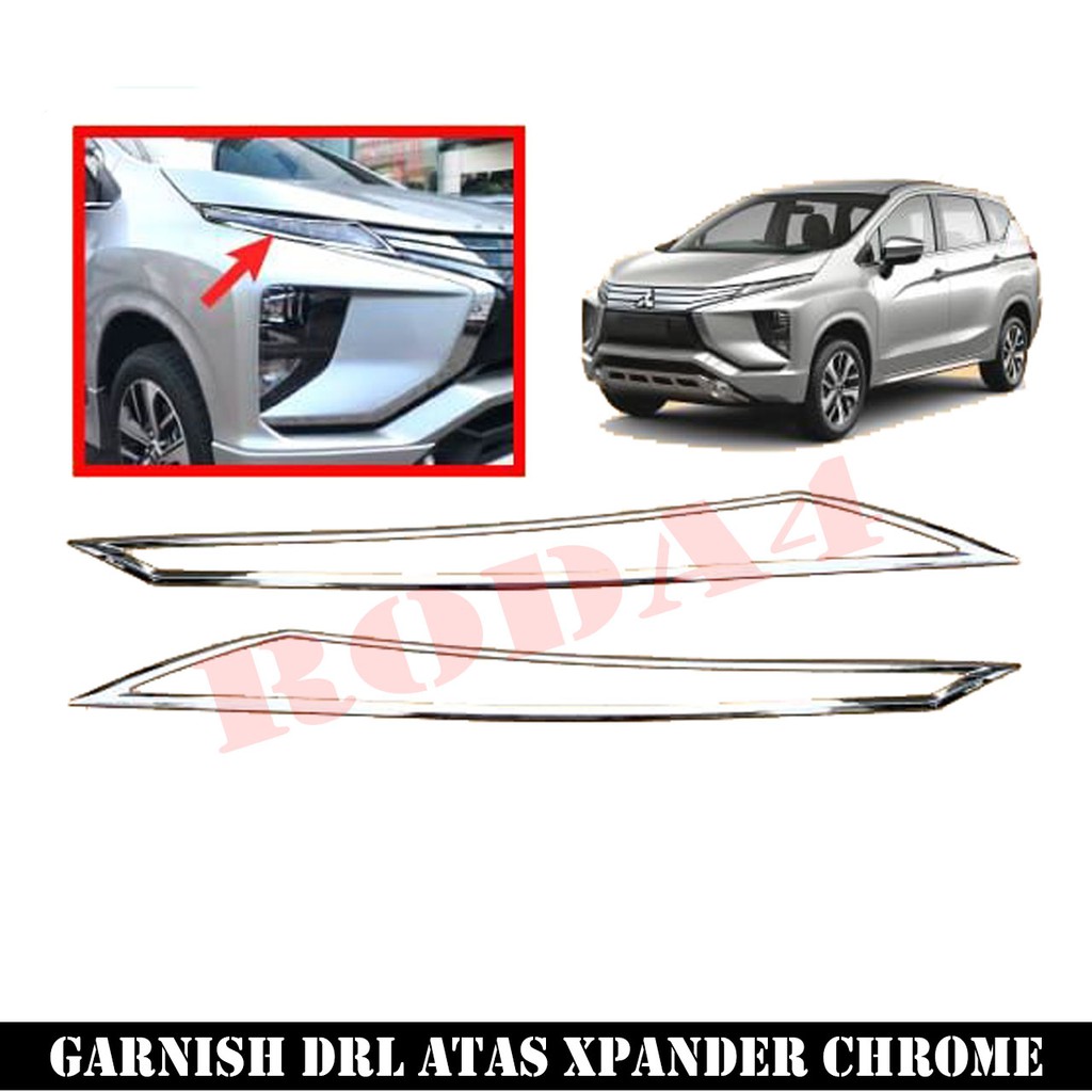 Garnish DRL Atas Xpander Chrome